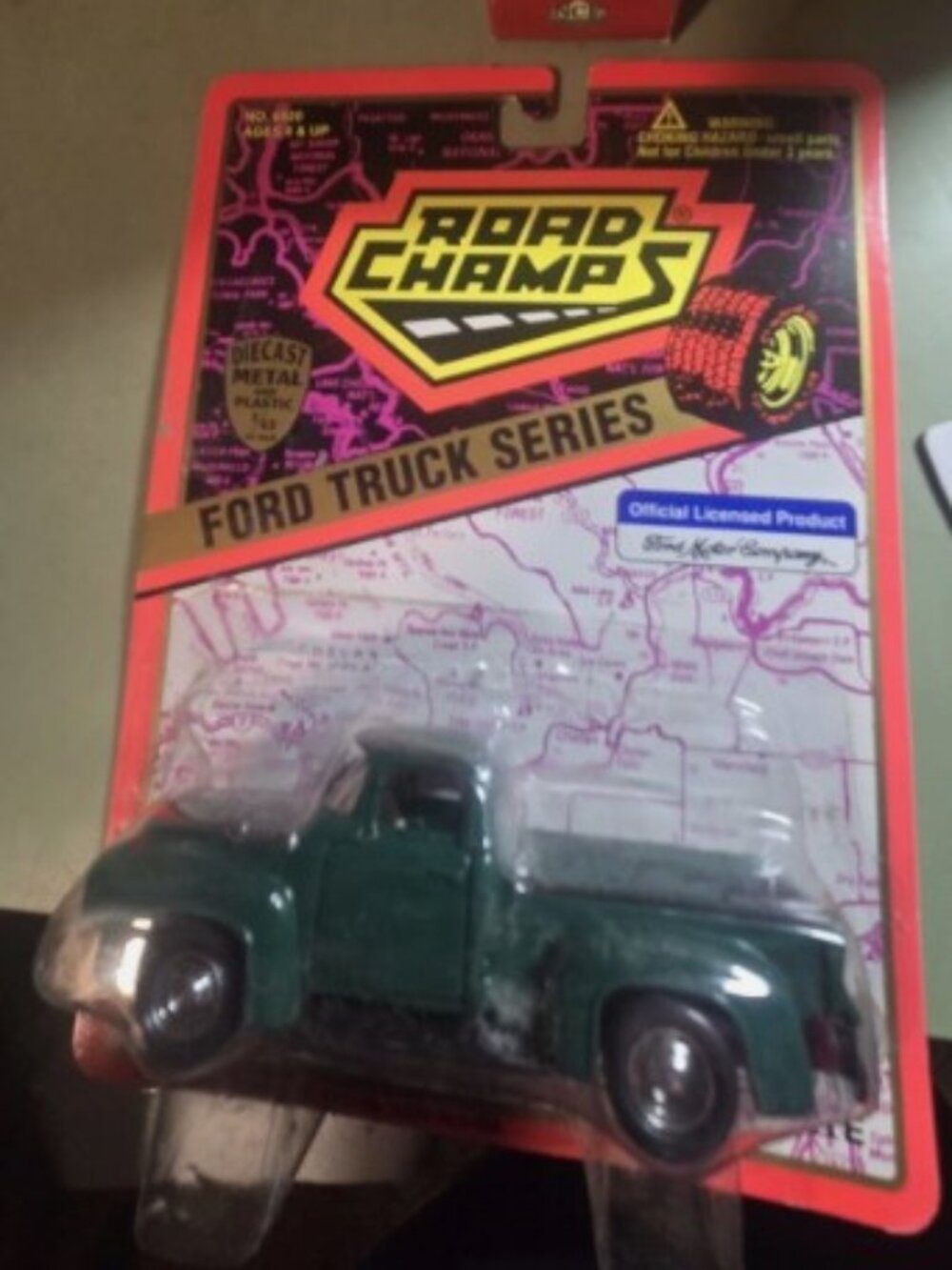 New Road Champs 1956 Fird F100 Green Truck 1/43 Scale Metal Diecast